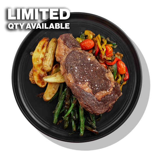 Grass-Fed Ribeye with Seasonal Vegetables - LIMITED TIME