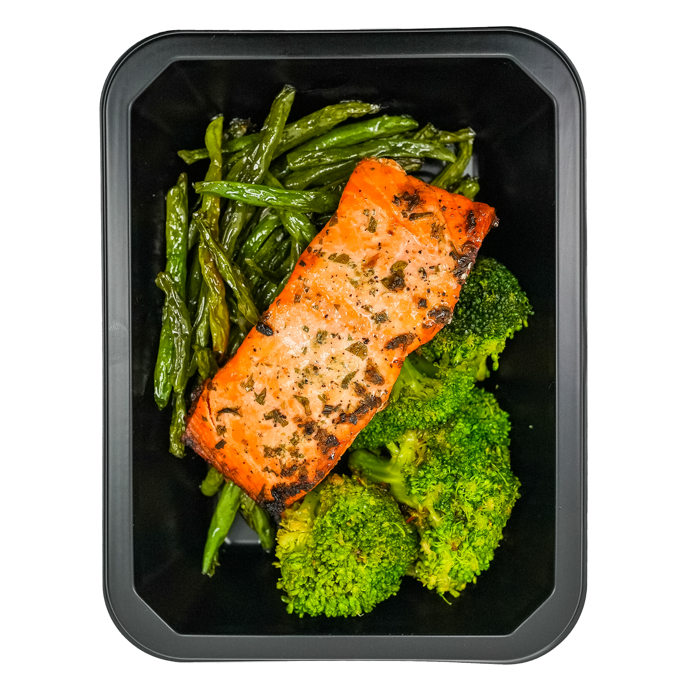 Herb Salmon and Sautéed Vegetables