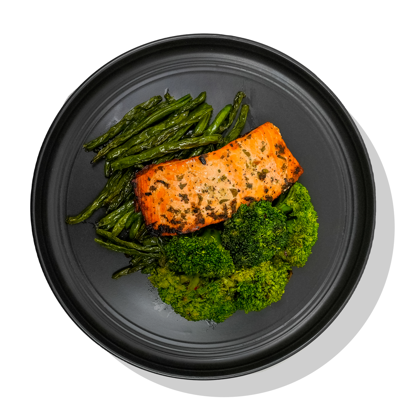 Herb Salmon and Sautéed Vegetables