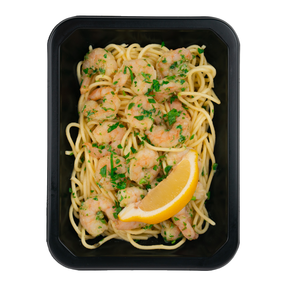 Shrimp Scampi with Spaghetti