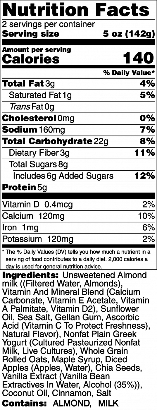 Apple Pie Overnight Oats