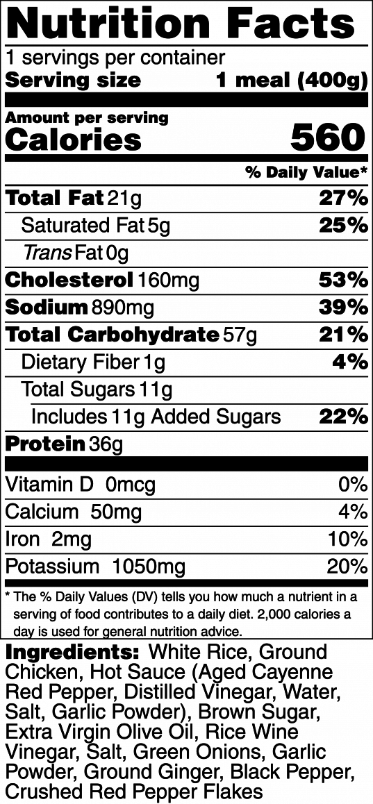Firecracker Chicken & Rice
