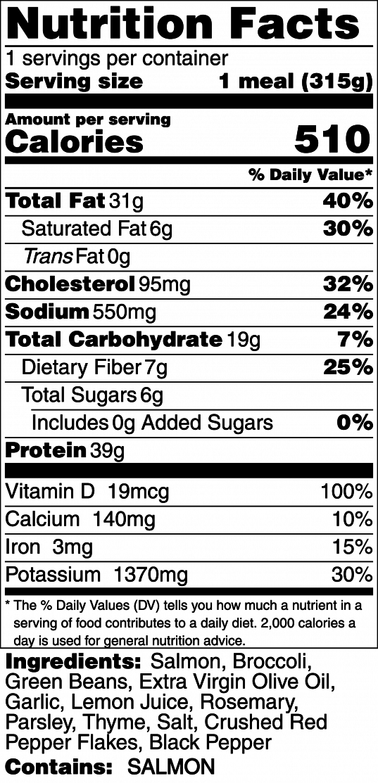 Herb Salmon and Sautéed Vegetables