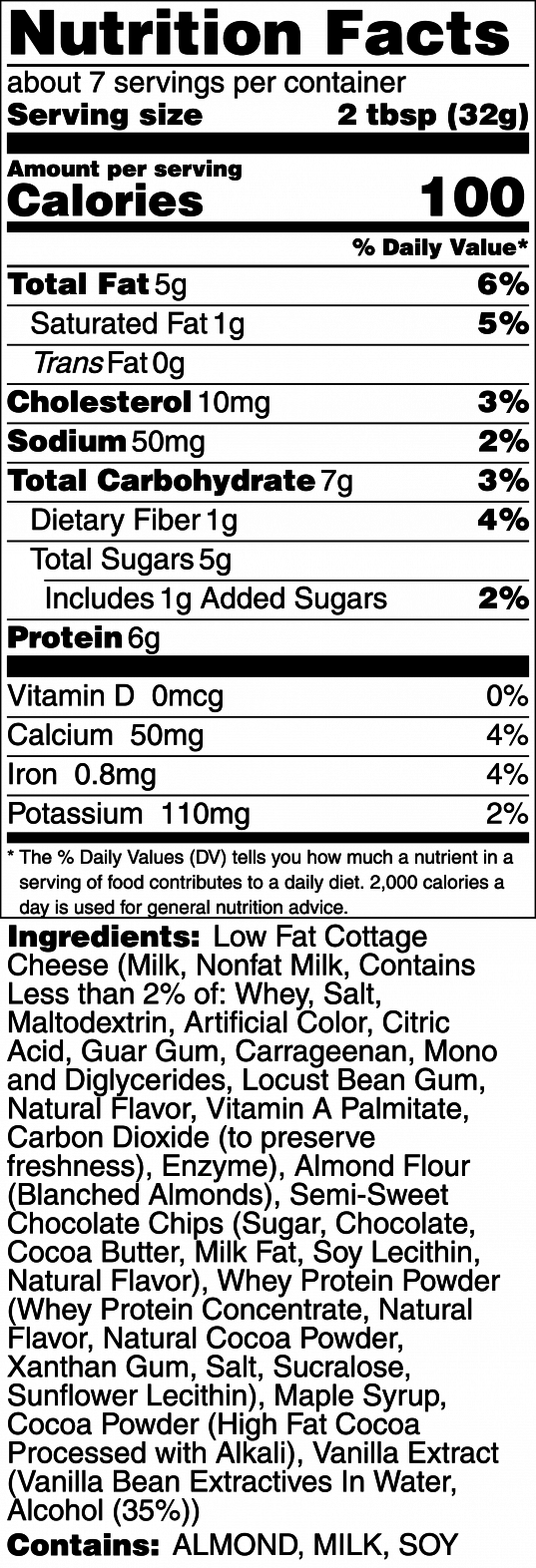 Double Chocolate Protein Cookie Dough