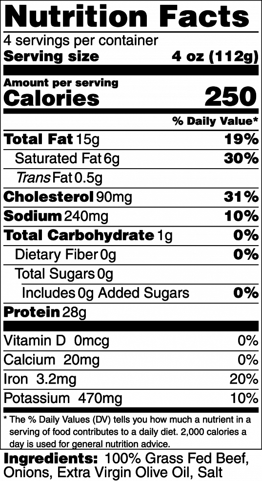 A La Carte - 90% Lean Grass Fed Ground Beef