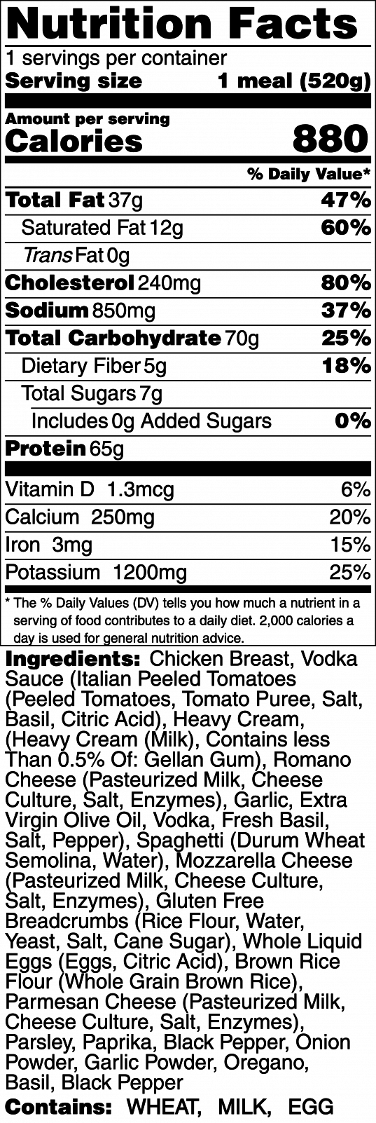 Vodka Chicken Parm