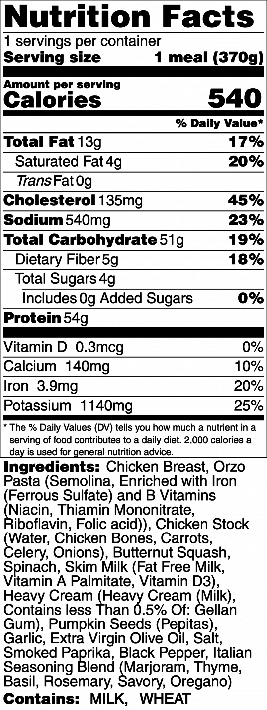 Grilled Chicken with Autumn Orzo