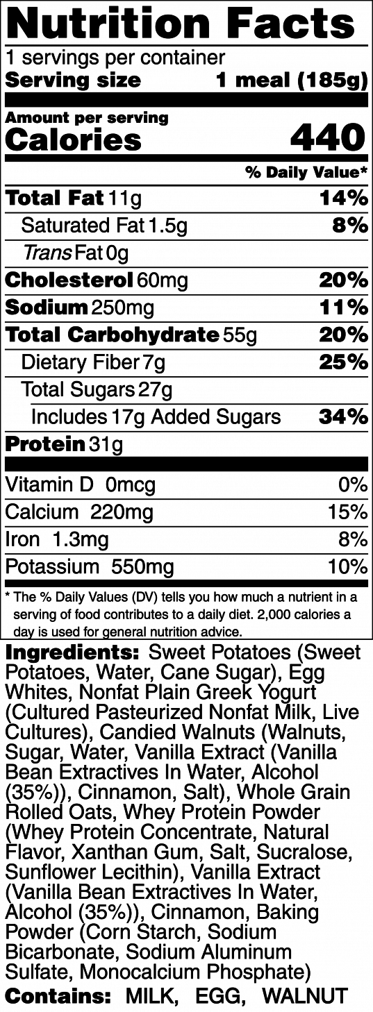 Sweet Potato Protein Pancakes
