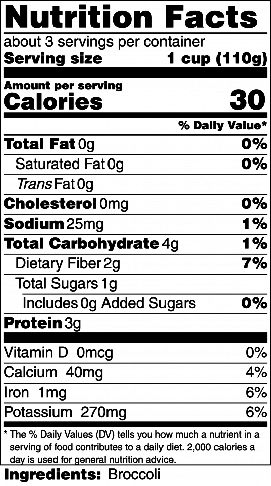 A La Carte - Broccoli