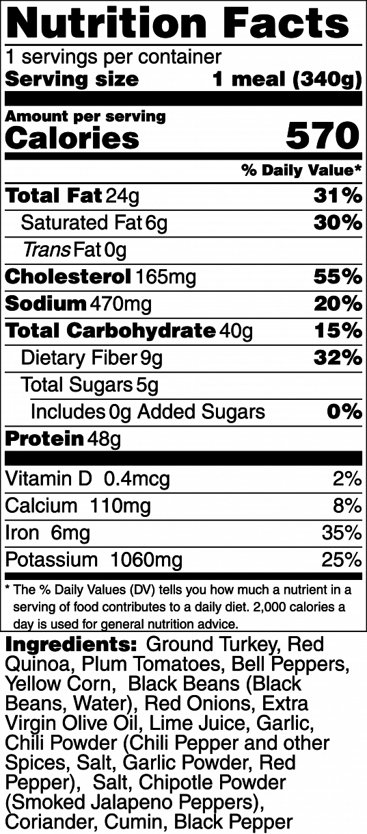 Turkey Taco Quinoa Bowl