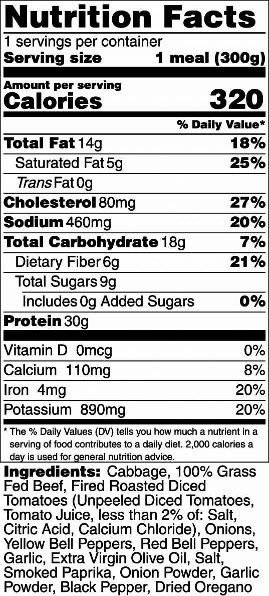 Unstuffed Cabbage Roll