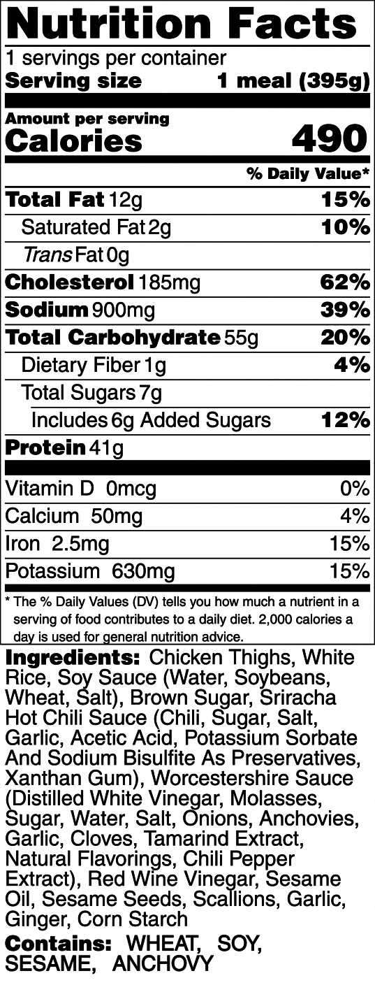 Teriyaki Chicken Thigh