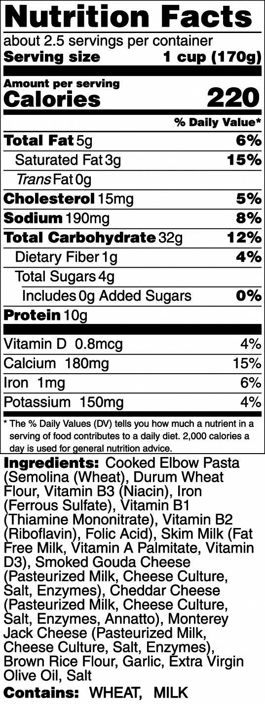 A La Carte - Smoked Gouda Mac & Cheese