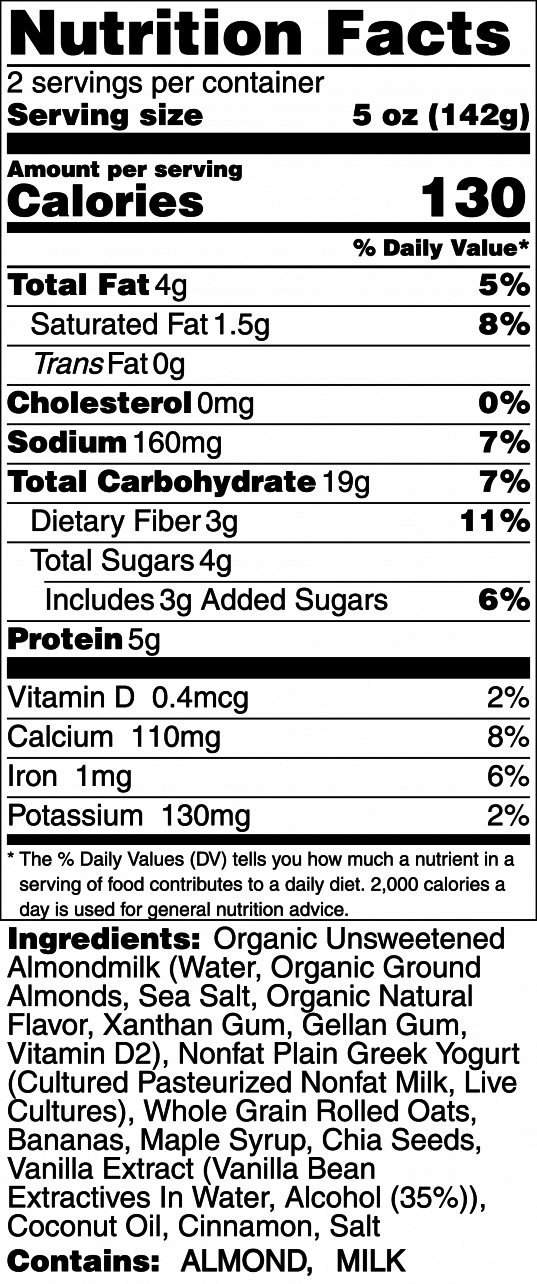 Bananas Foster Overnight Oats