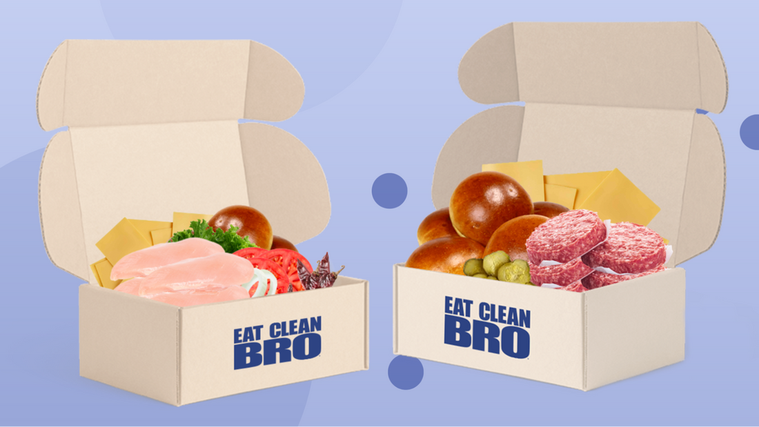High Protein Meals For You: Burger Box & Chicken Box