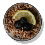 Lemon Blueberry Protein Overnight Oats