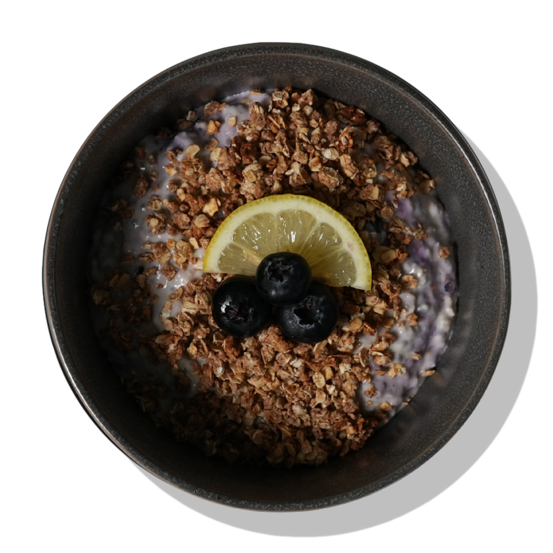 Lemon Blueberry Protein Overnight Oats