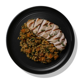 Grilled Chicken with Autumn Orzo
