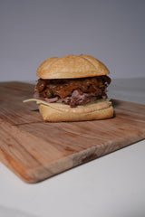 French Onion Roast Beef on Ciabatta
