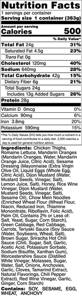 Sesame Chicken Salad