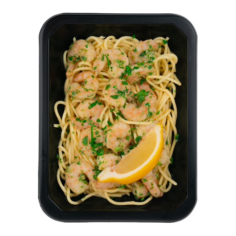 Shrimp Scampi with Spaghetti