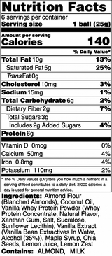 Lemon Chia Seed Protein Balls