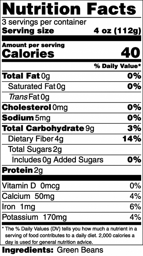 A La Carte - Green Beans