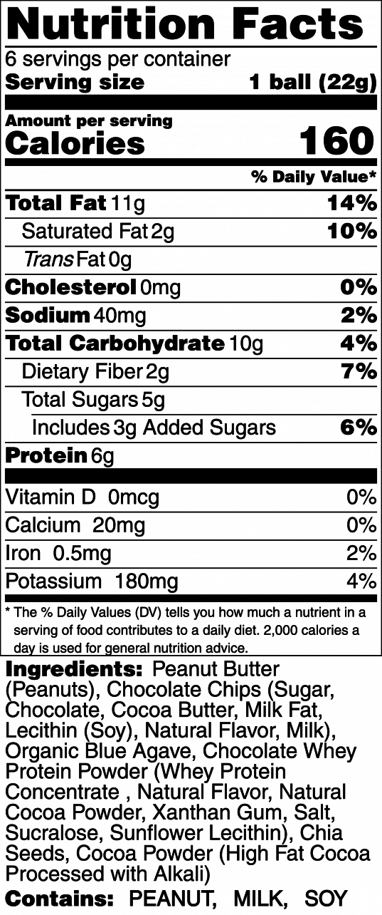 Chocolate Peanut Butter Protein Balls