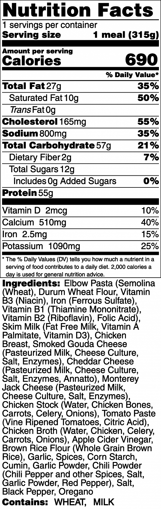 Jessica's Fajita Chicken Mac & Cheese