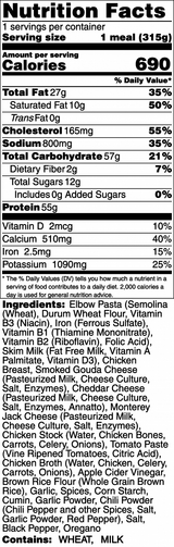 Jessica's Fajita Chicken Mac & Cheese