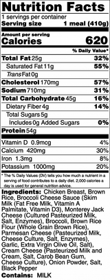 Cheesy Broccoli Stuffed Chicken - BRO GIVES BACK!