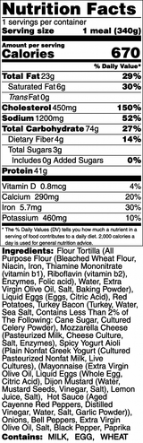 Loaded Breakfast Burrito