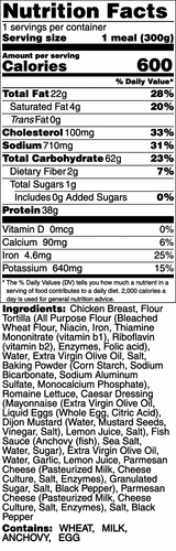 Grilled Chicken Caesar Wrap