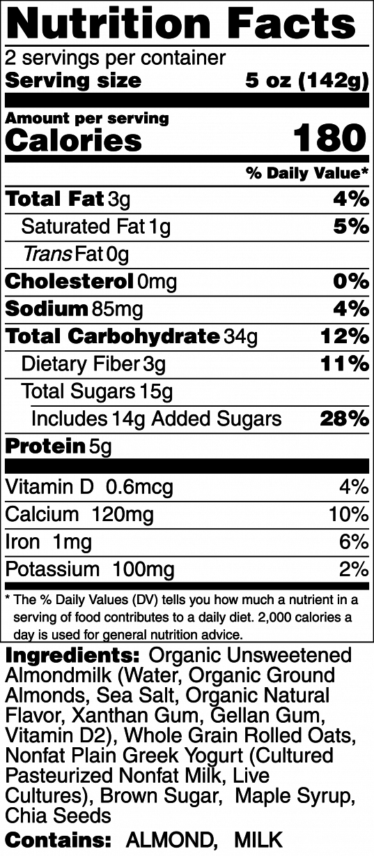 Maple Brown Sugar Overnight Oats