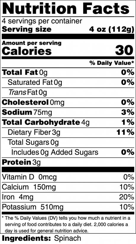 A La Carte - Spinach