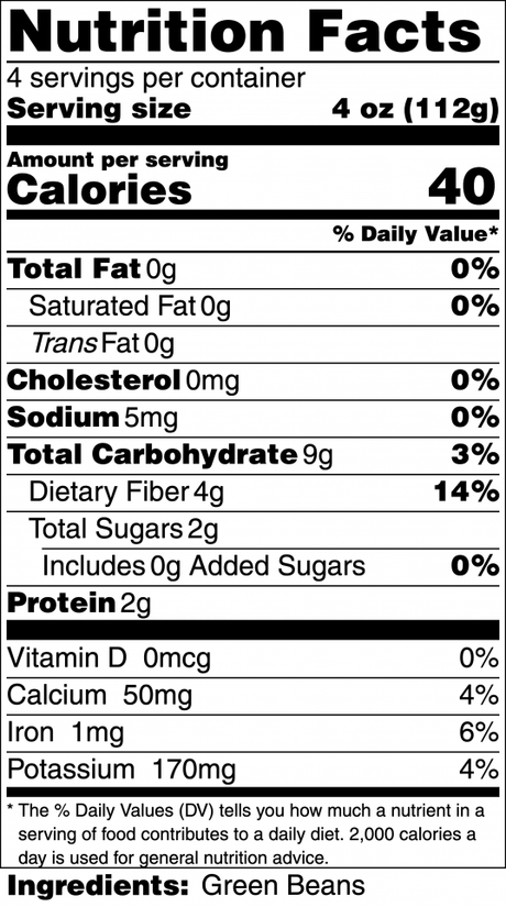 A La Carte - Green Beans