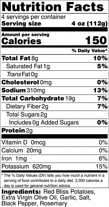 A La Carte - Roasted Red Bliss Potatoes