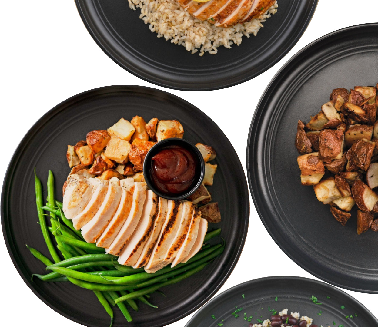 healthy meal plates