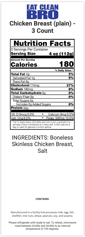 Breast Nutrition Facts Oz Of Chicken Calories Oz Chicken Breast