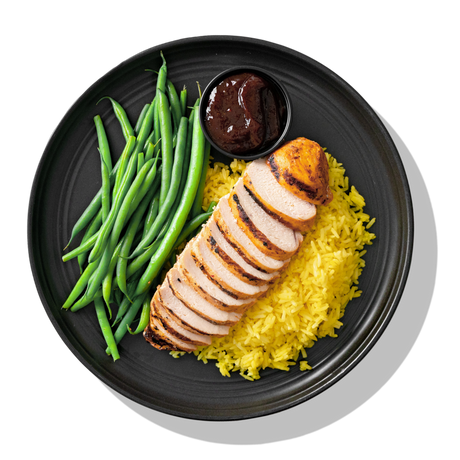 Chicken Rice Bro Basics with Green Beans - Grilled Chicken & Rice | Eat Clean Bro