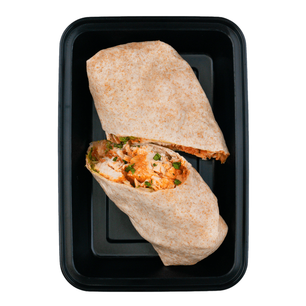Balanced Buffalo Chicken Wrap Meal Eat Clean Bro