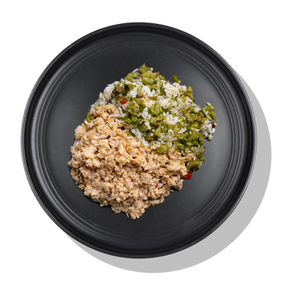 Lean Ground Chicken w/ Broccoli & Jasmine Rice